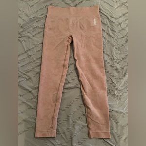 Gymshark Pink Camo Leggings size xxl